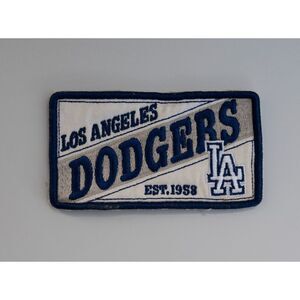 Vintage Los Angeles Dodgers EST. 1958 Patch MLB Baseball 4.5x2‎